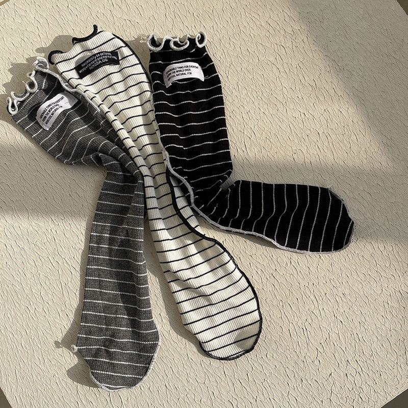 タグデザインボーダーソックス｜ELMO-こども服エルモ- – こども服ELMO