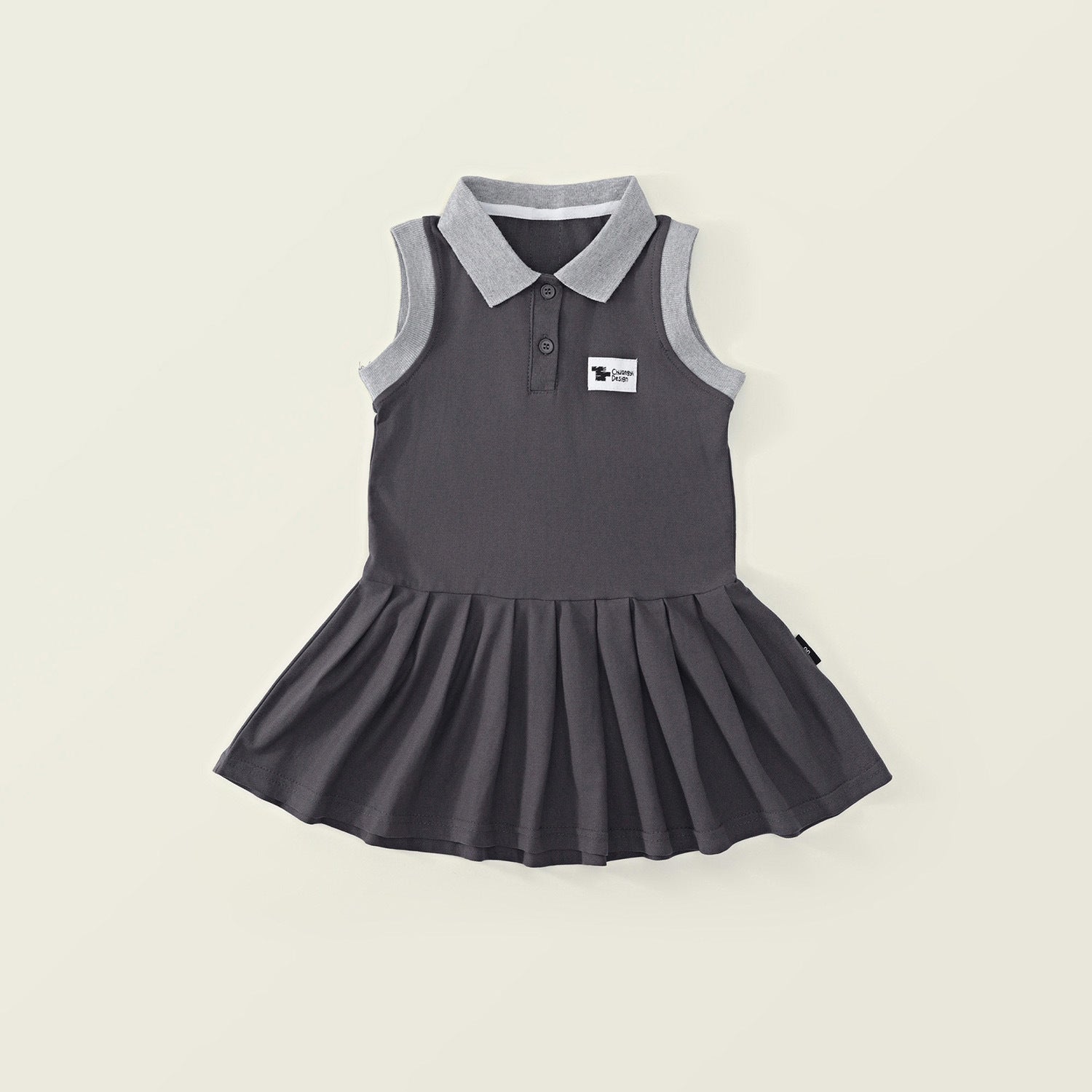 セール 登場から人気沸騰 90-140】ノースリーブポロワンピース｜ELMO-こども服エルモ ワンピース