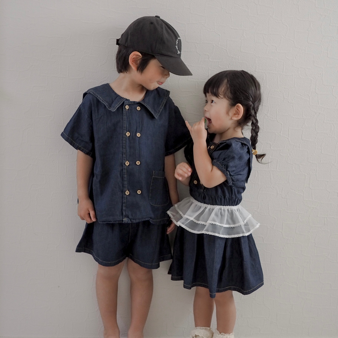 リンクするだけで可愛さ倍増♡兄妹で着たいデニムスタイル！