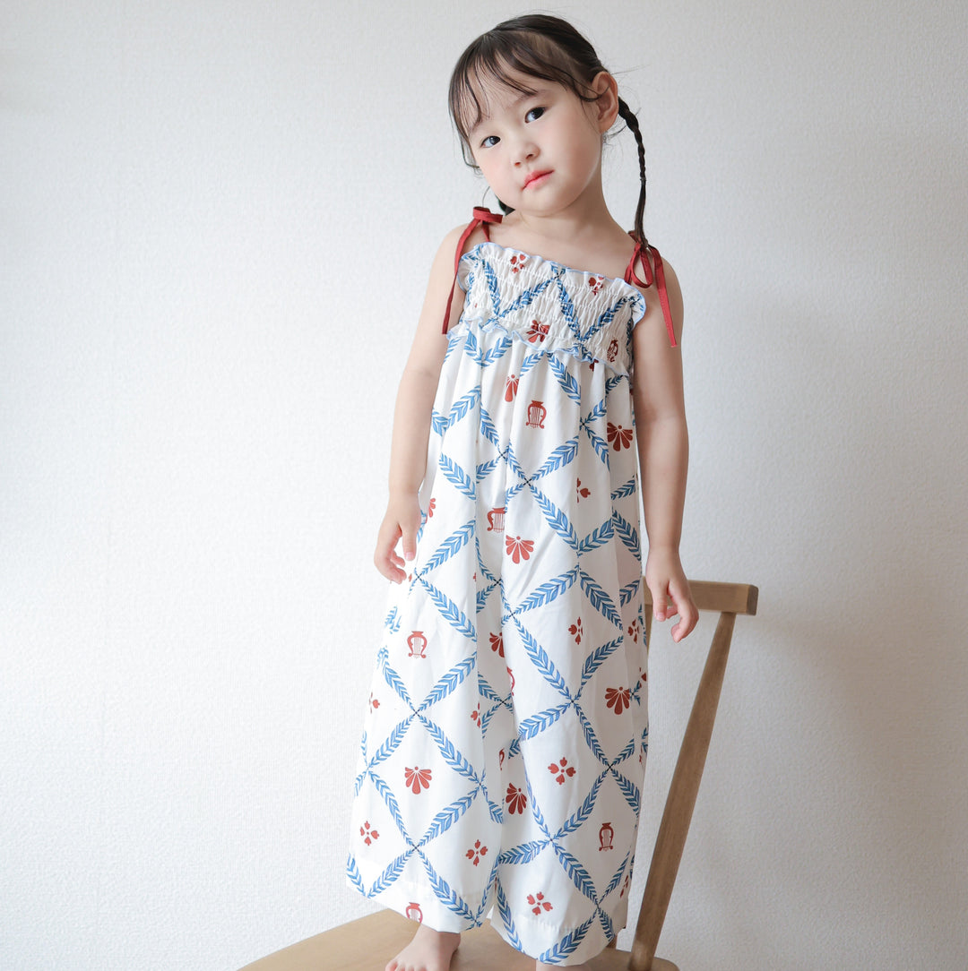 おしゃれ感度高めのキッズに♡リゾート気分のふんわりオールインワン