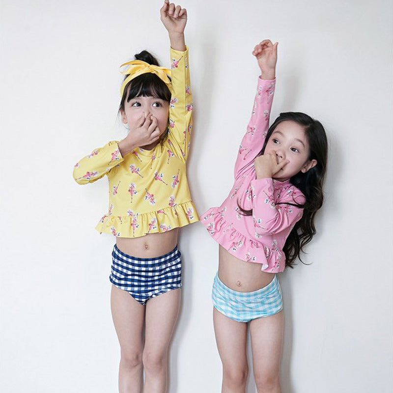 【80-125】パターンプリントセパレートスイムウェア