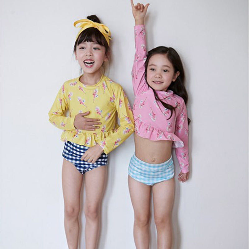 【80-125】パターンプリントセパレートスイムウェア