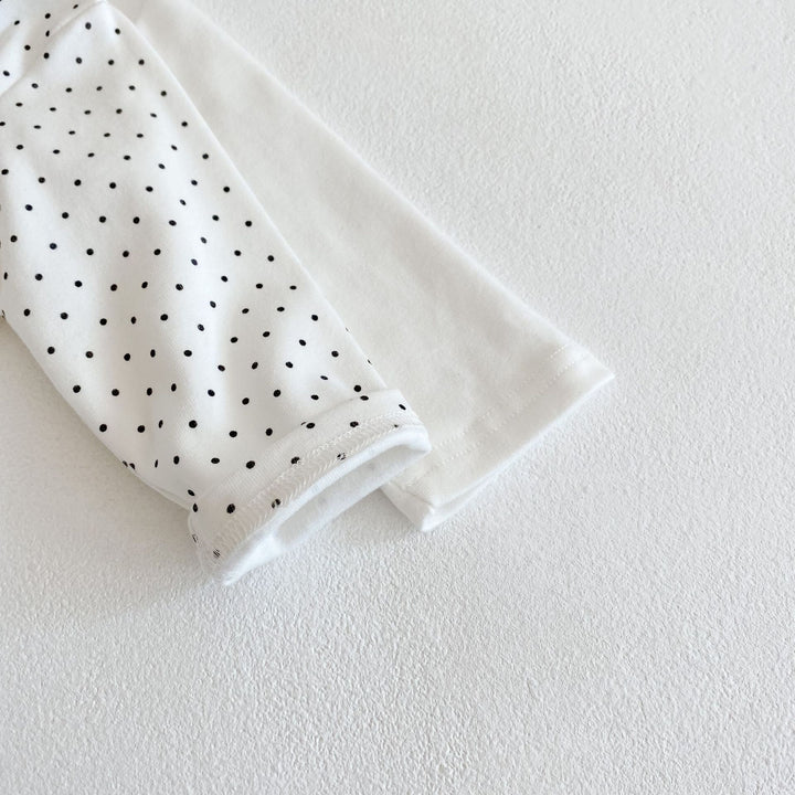 【73-100】ラウンドカラー長袖カットソー