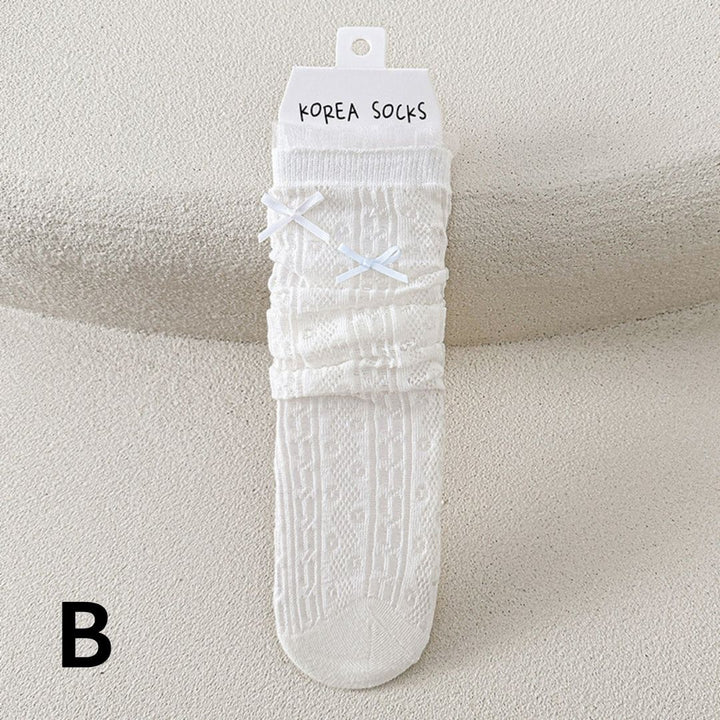 【12.0-22.0】モチーフ付メッシュソックス