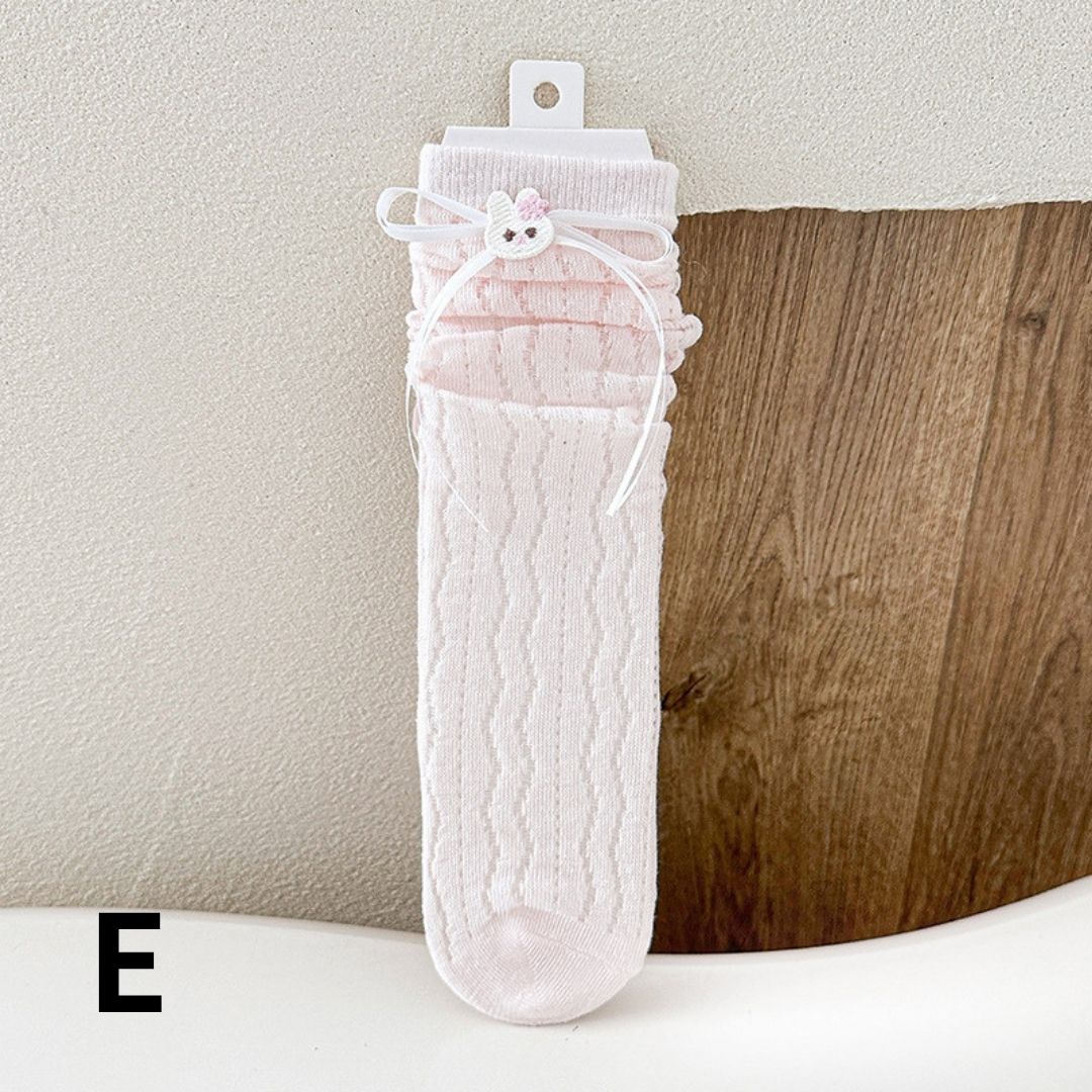 【12.0-22.0】モチーフ付メッシュソックス