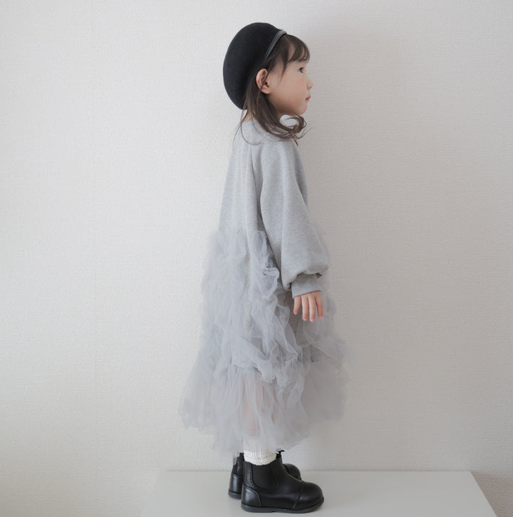 【90-140】デザイン切替キュートワンピース