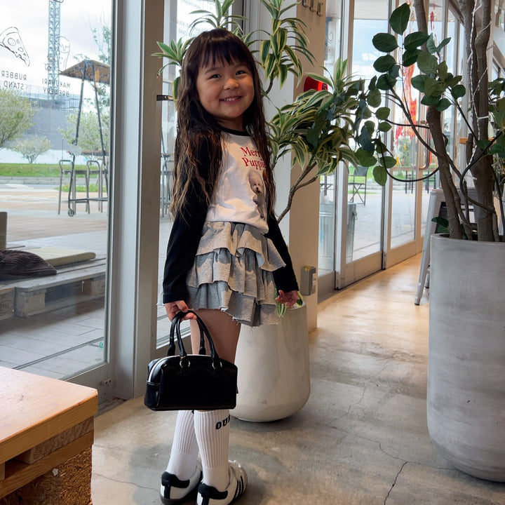 【90-150】シンプルティアードスカート