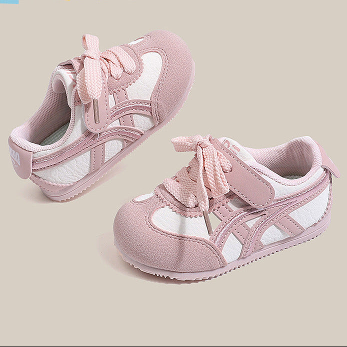 【13.5-18.0】シューレース＆ワンベルトスニーカー