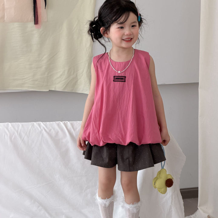 【90-140】裾バルーンノースリーブトップス