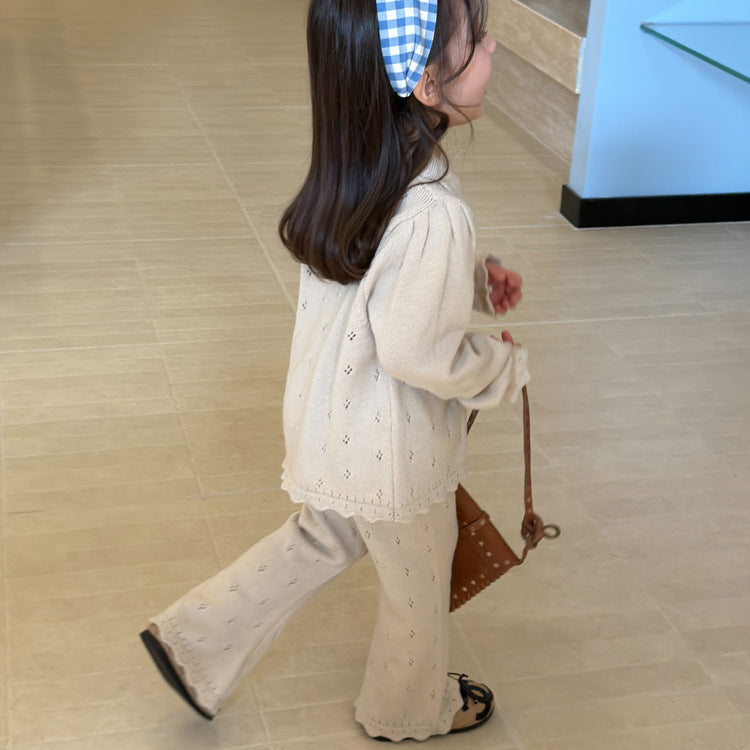 【80-120】裾デザインニットセットアップ