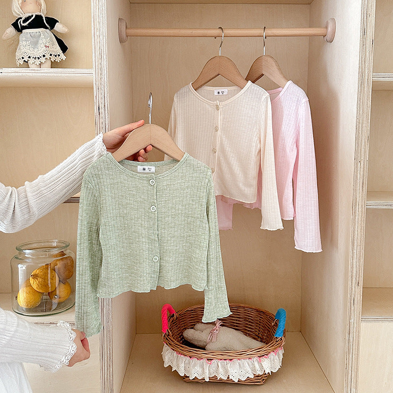 【90-140】シンプルサマーカーディガン