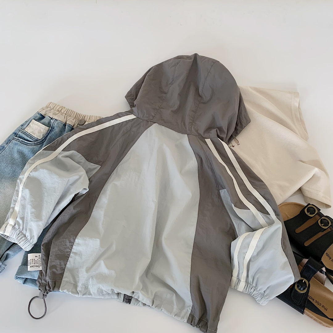 【90-140】カジュアルフーディーブルゾン