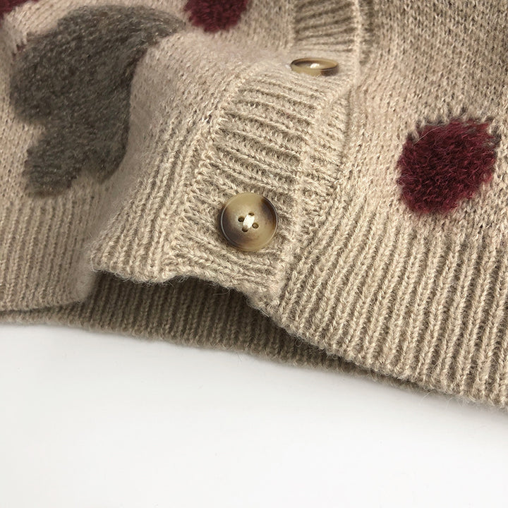 【80-130】ナチュラルニットカーディガン