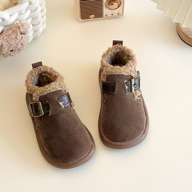 【14.0-21.5】ベルトデザインアンクルブーツ