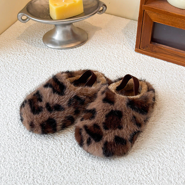 【14.5-21.5】レオパード柄サンダル