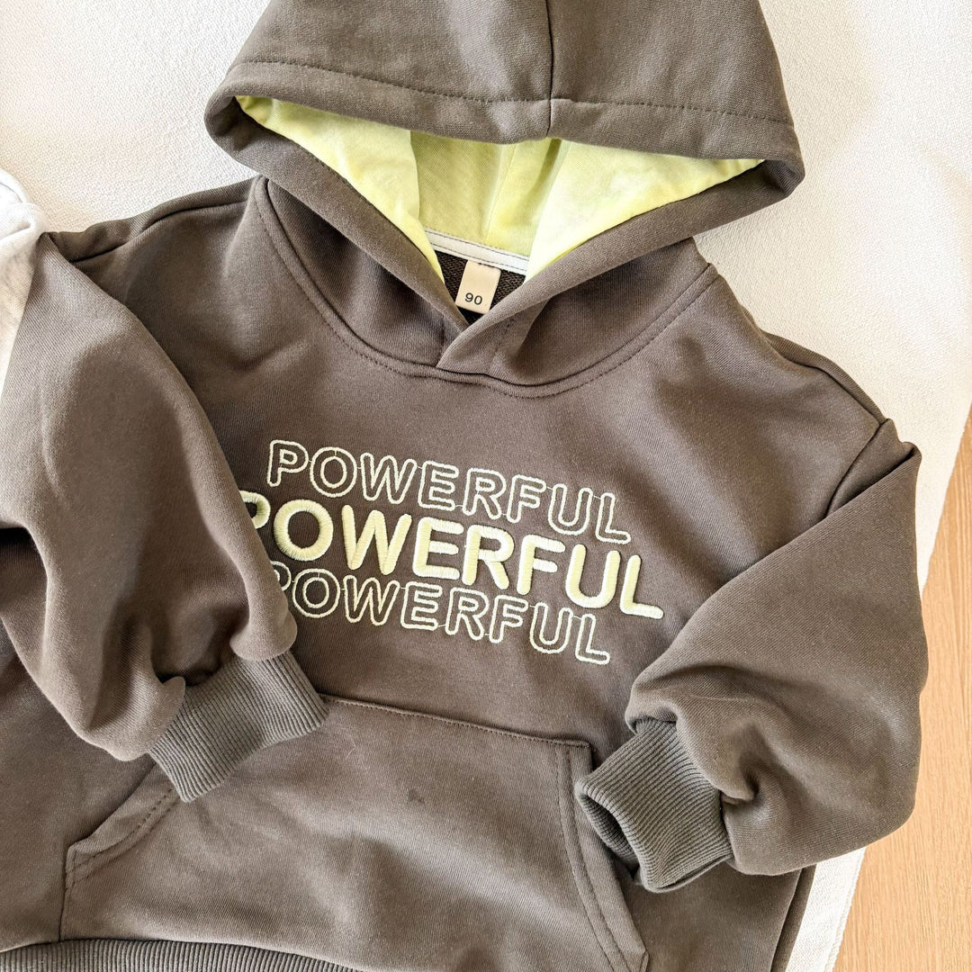 【80-150】POWERFULバイカラーパーカー