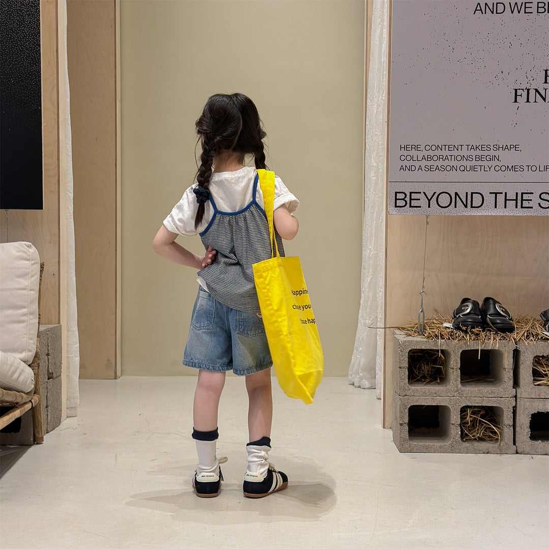 【80-130】細ボーダーキャミソール