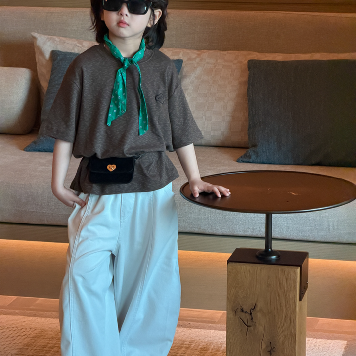 【90-150】ワンポイントデザインＴシャツ