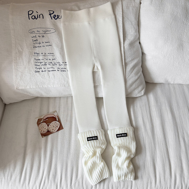 【90-150】ワンポイントワッペンレギンス