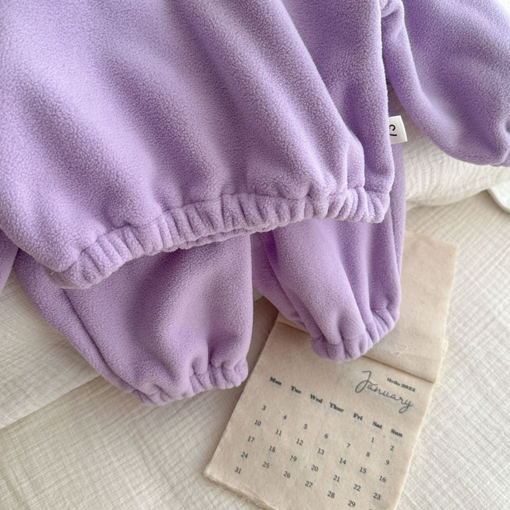 【73-130】ハーフジップカラーセットアップ