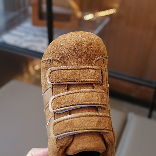 【14.5-20.5】ラインデザインベルクロスニーカー