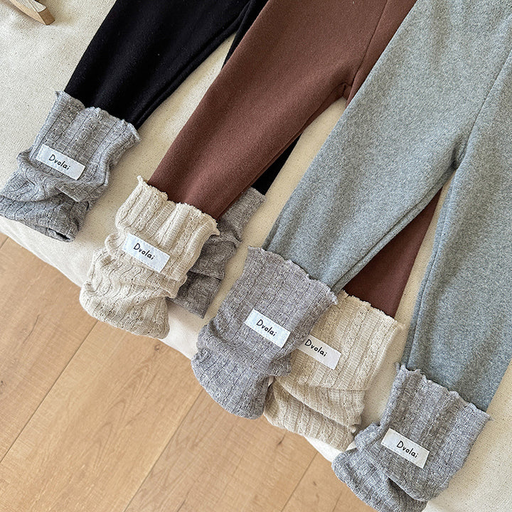 【90-150】レッグウォーマー風レギンス