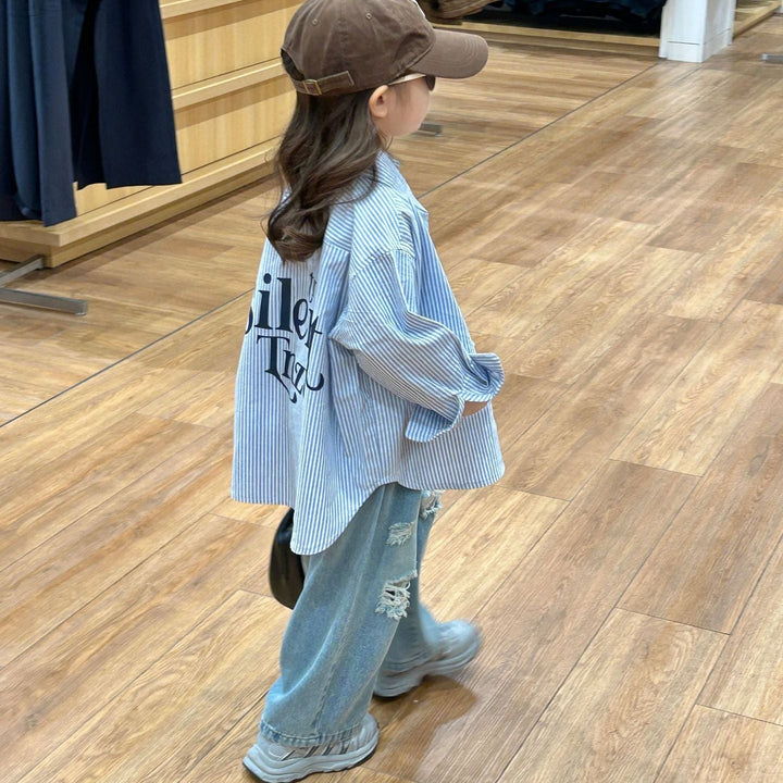 【90-140】ダメージジーンズ