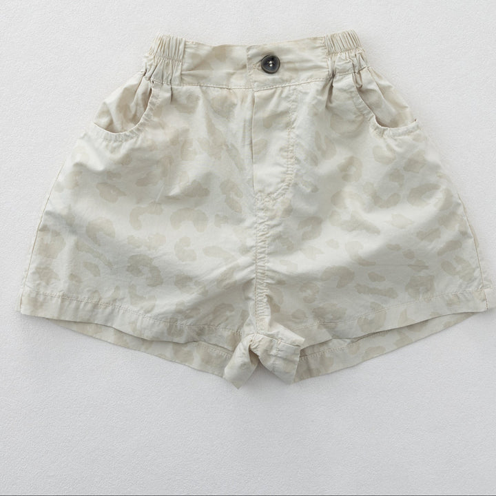 【80-130】レオパード柄ショートパンツ
