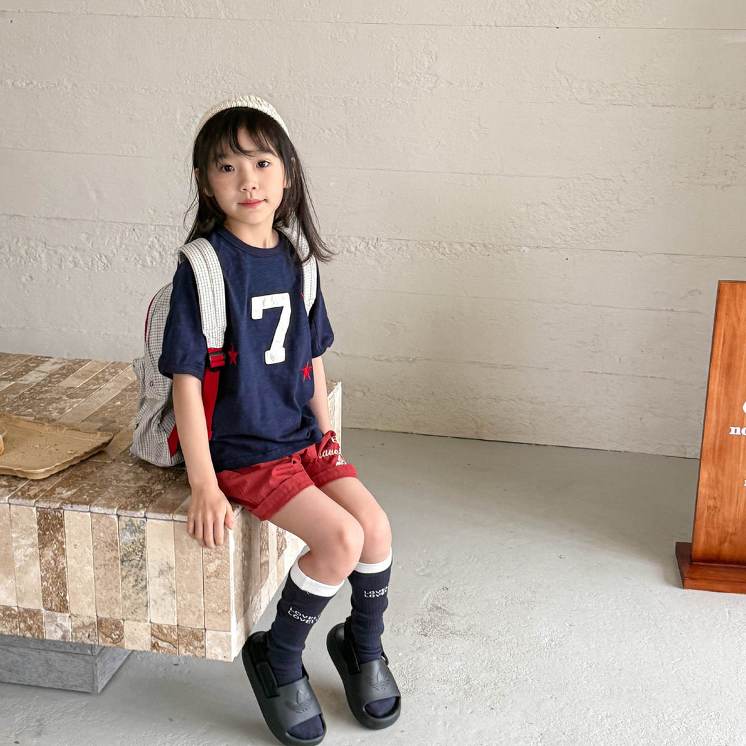 【80-130】スター＆７Tシャツ