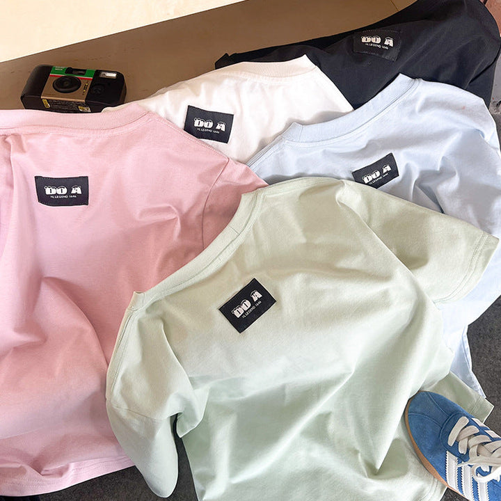 【90-150】バックタグデザインTシャツ