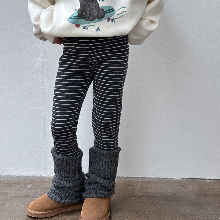 【90-150】裏起毛シンプルレギンスパンツ