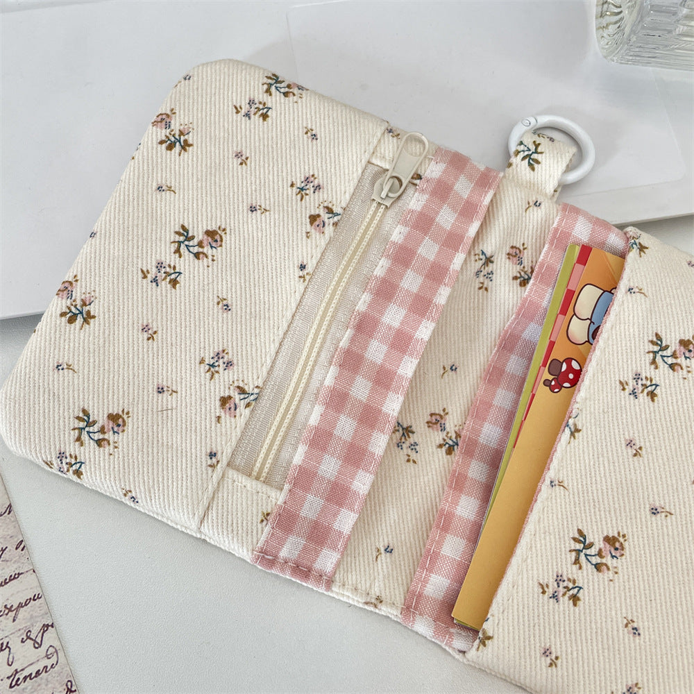 パターンプリント多機能ポーチ