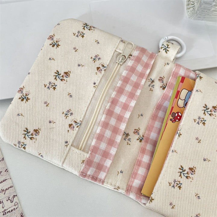 パターンプリント多機能ポーチ