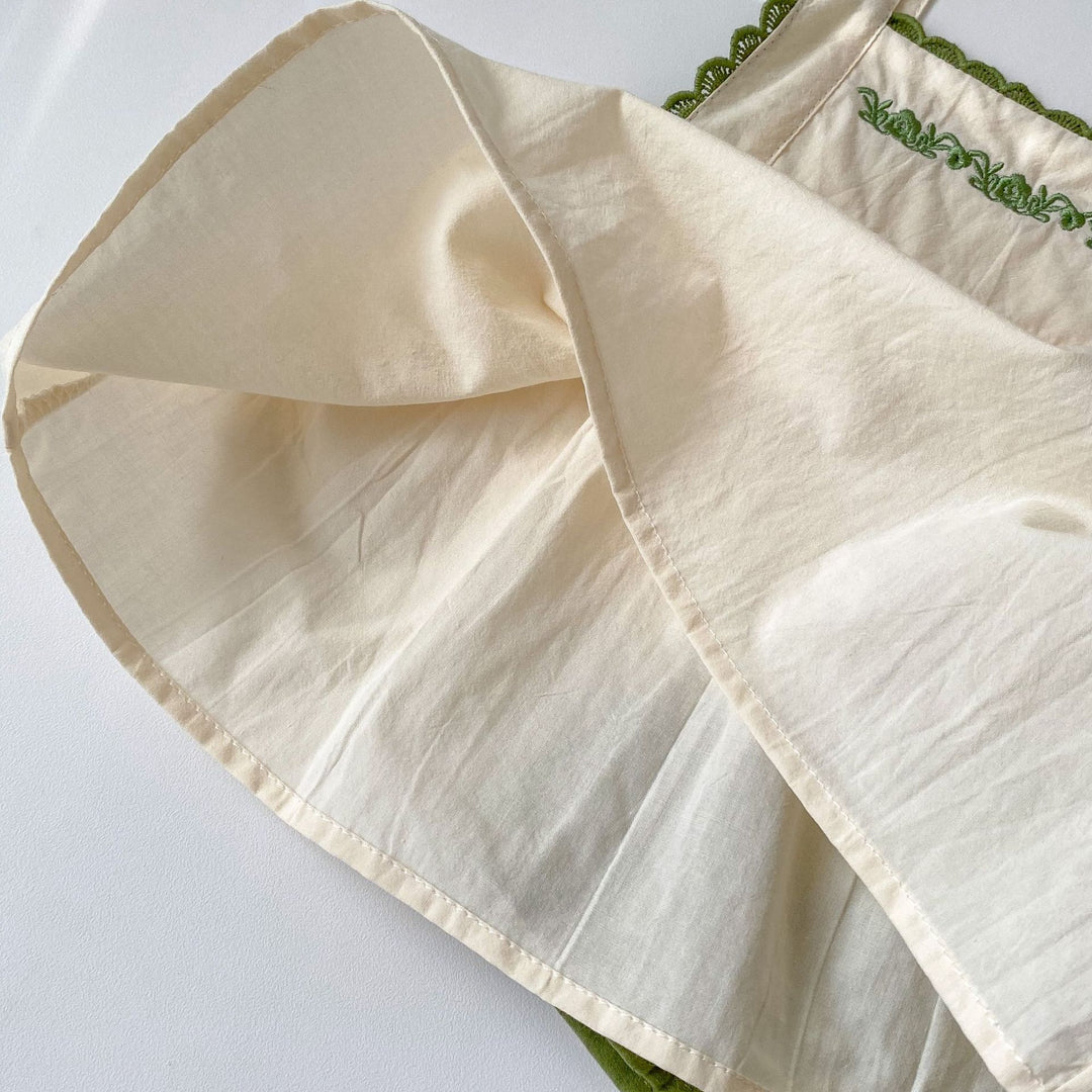 【73-100】刺繍デザイントップス×ブルマセット