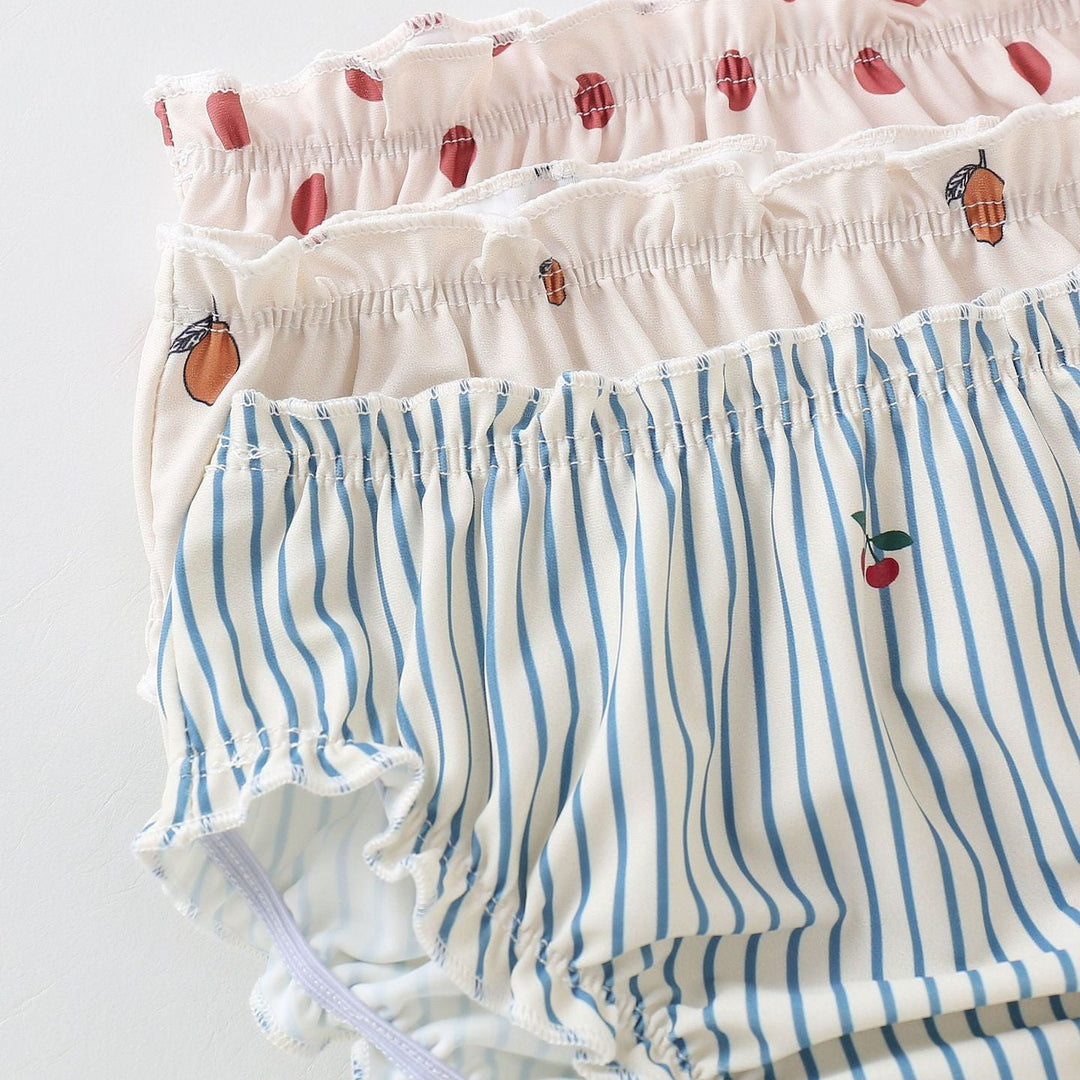 【90-140】シャーリングデザインセパレートスイムウェア