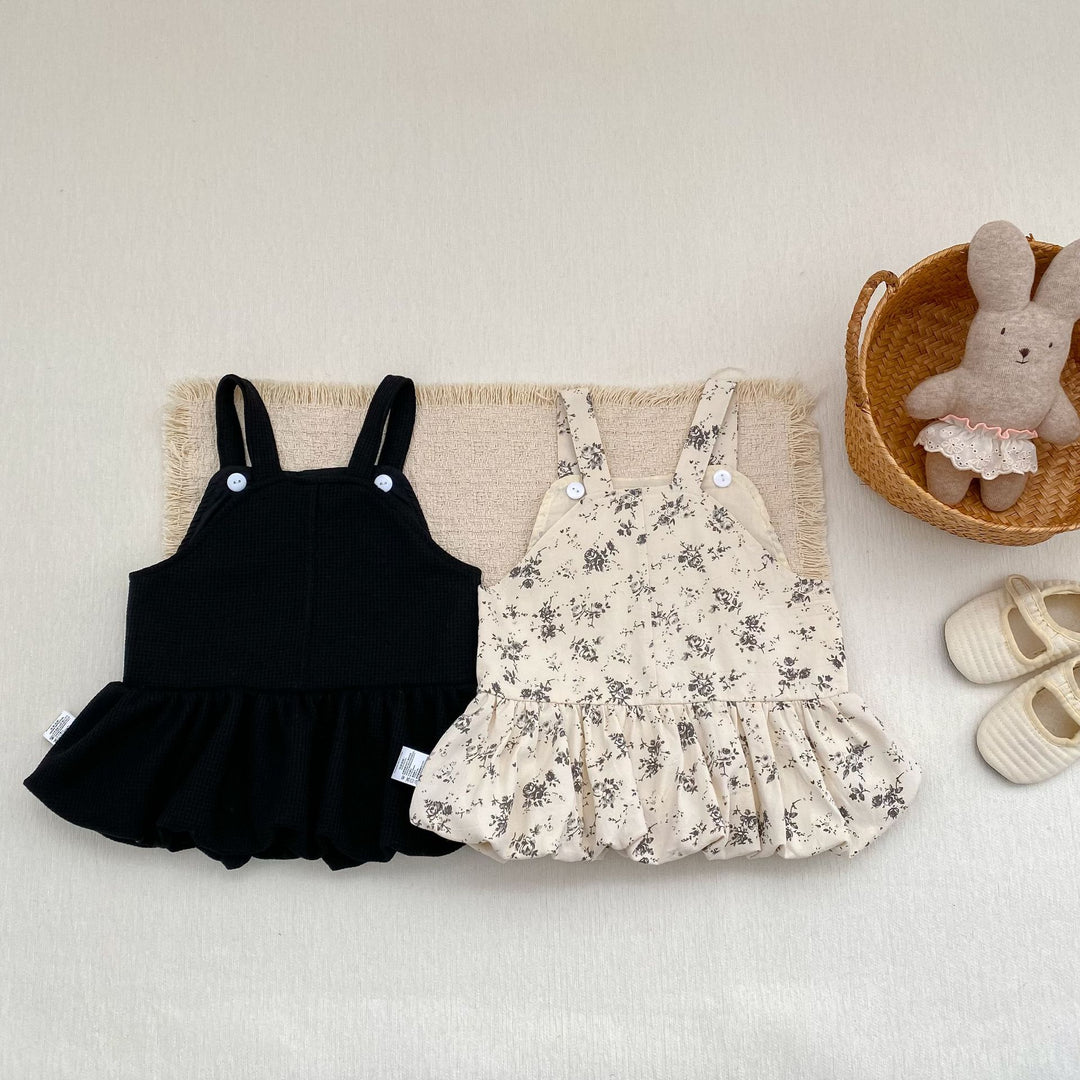 【73-110】裾バルーンサロペットスカート