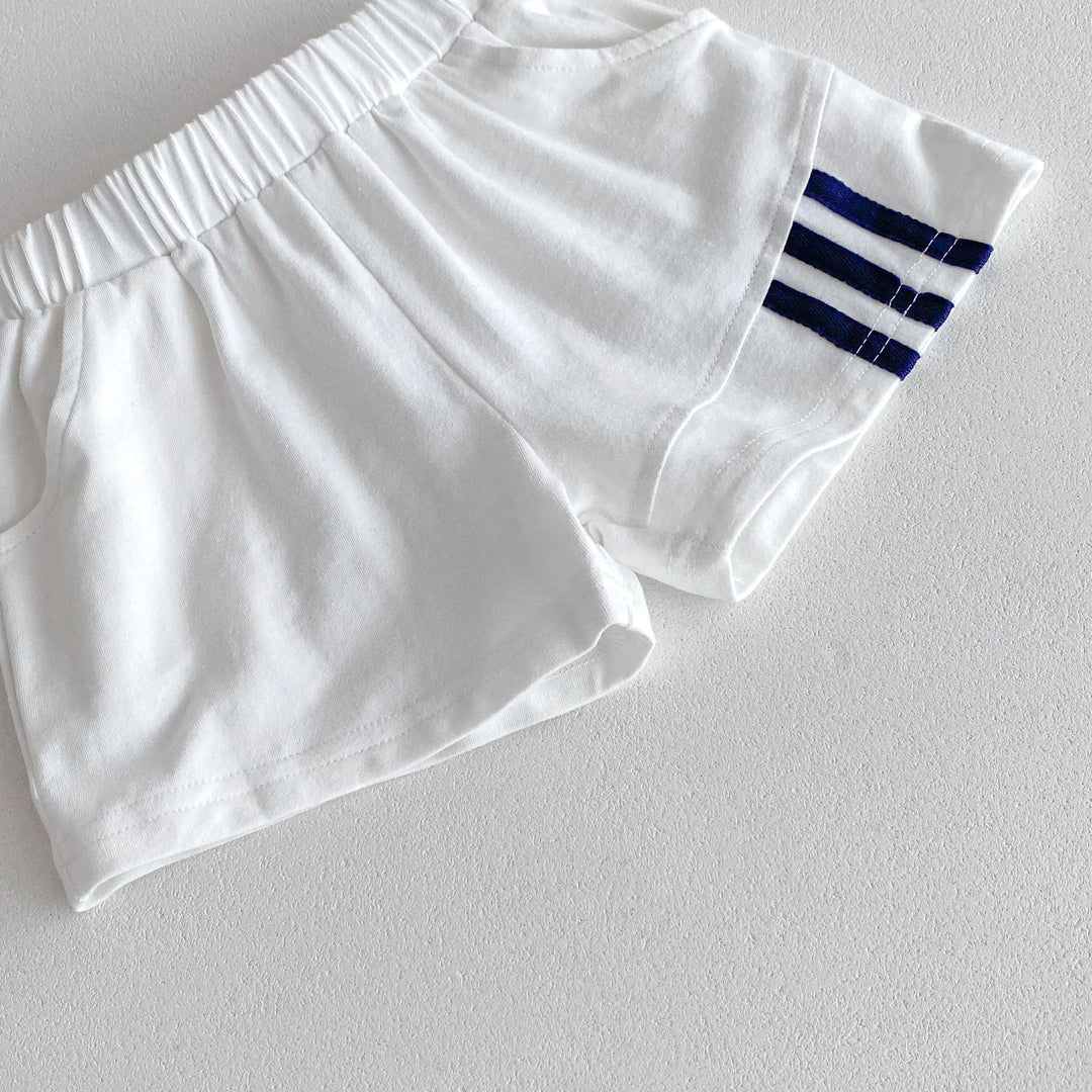 【80-130】スリーラインハーフジップセットアップ