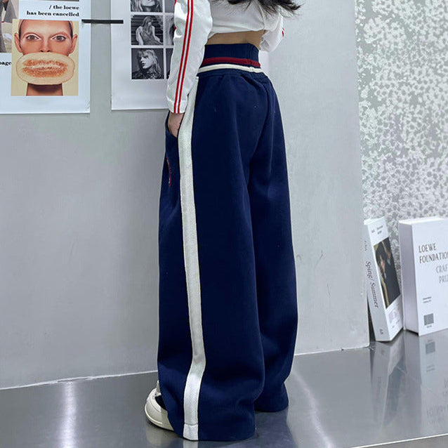 【110-150】ウエストデザインロングパンツ