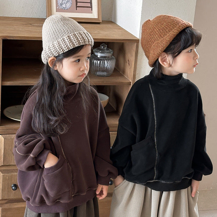 【80-140】ポケットデザインプルオーバー