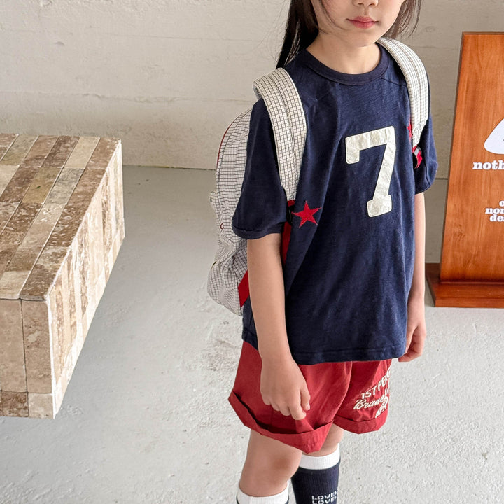 【80-130】スター＆７Tシャツ