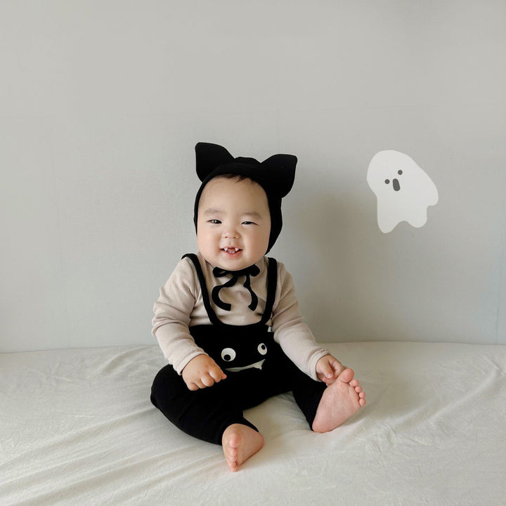 【73-90】帽子付きハロウィンサロペット