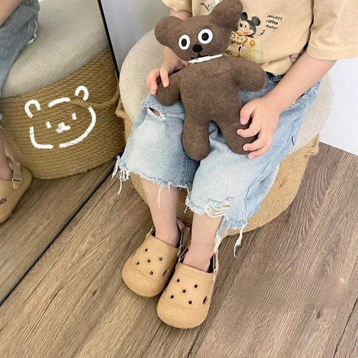 【16.0-21.0】バックストラップデザインクロッグサンダル