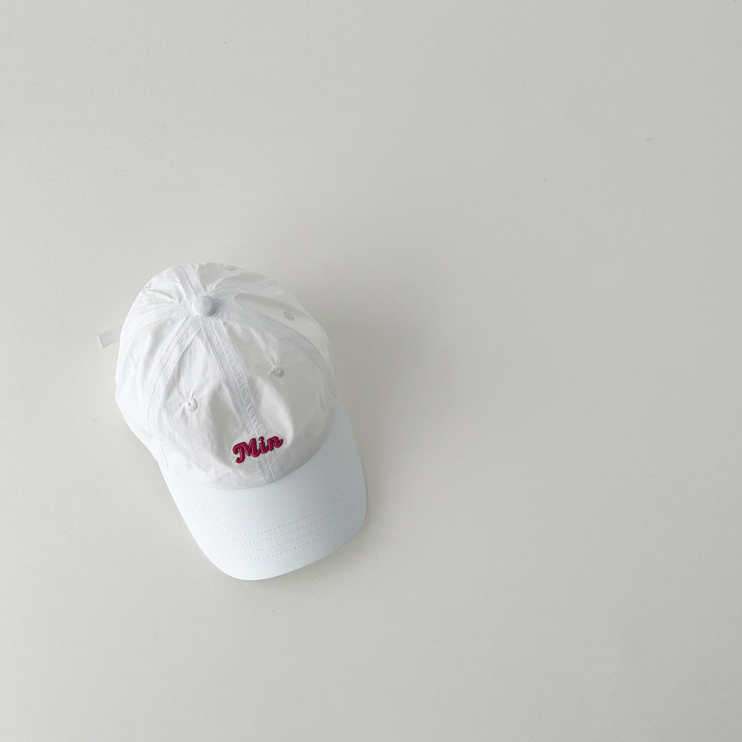 【50-53cm】Min刺繍キャップ