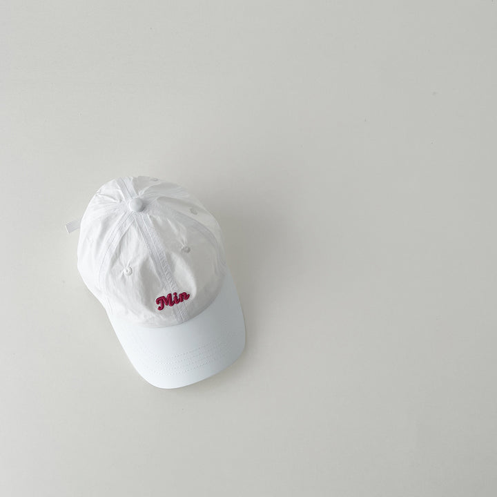 【50-53cm】Min刺繍キャップ