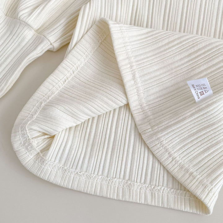 【73-120】レースカラーパフスリーブトップス