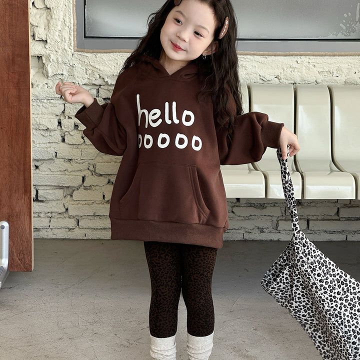 【90-150】helloリラックスパーカー