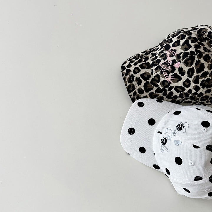 【49-52cm】ロゴ刺繍総柄キャップ