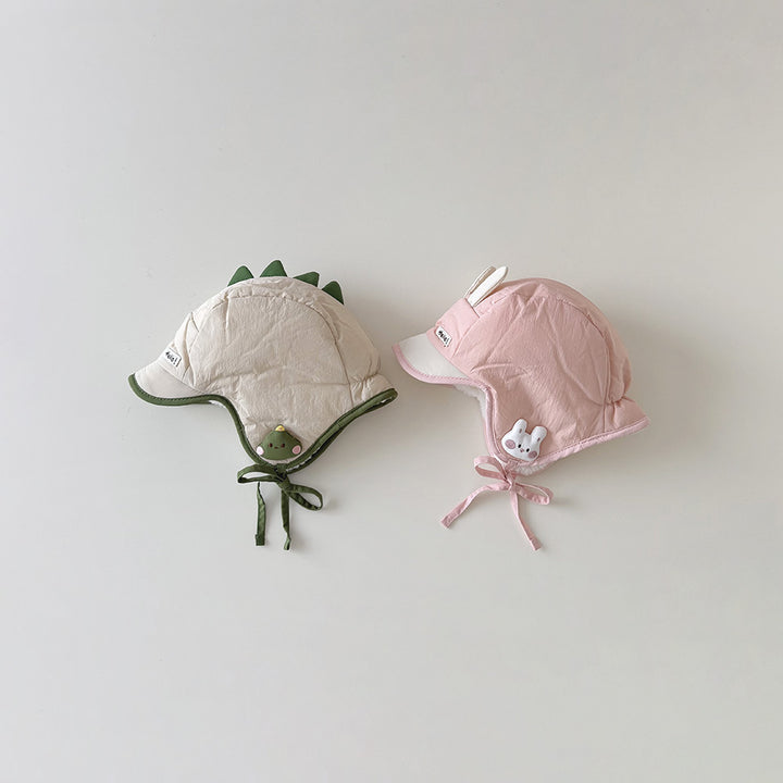 【46-50cm】アニマルあったか耳あて帽子