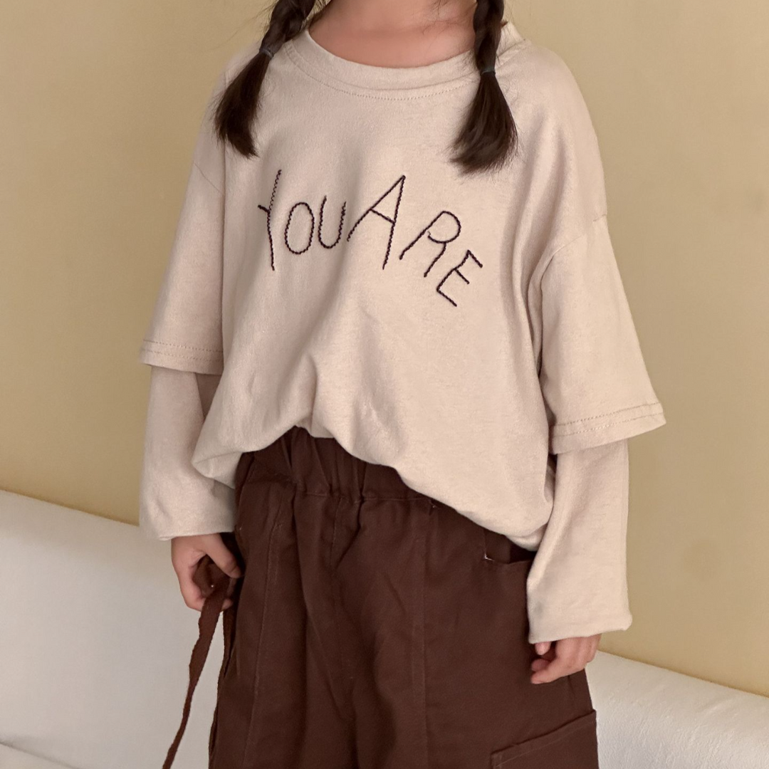 【80-150】YOU AREロングTシャツ