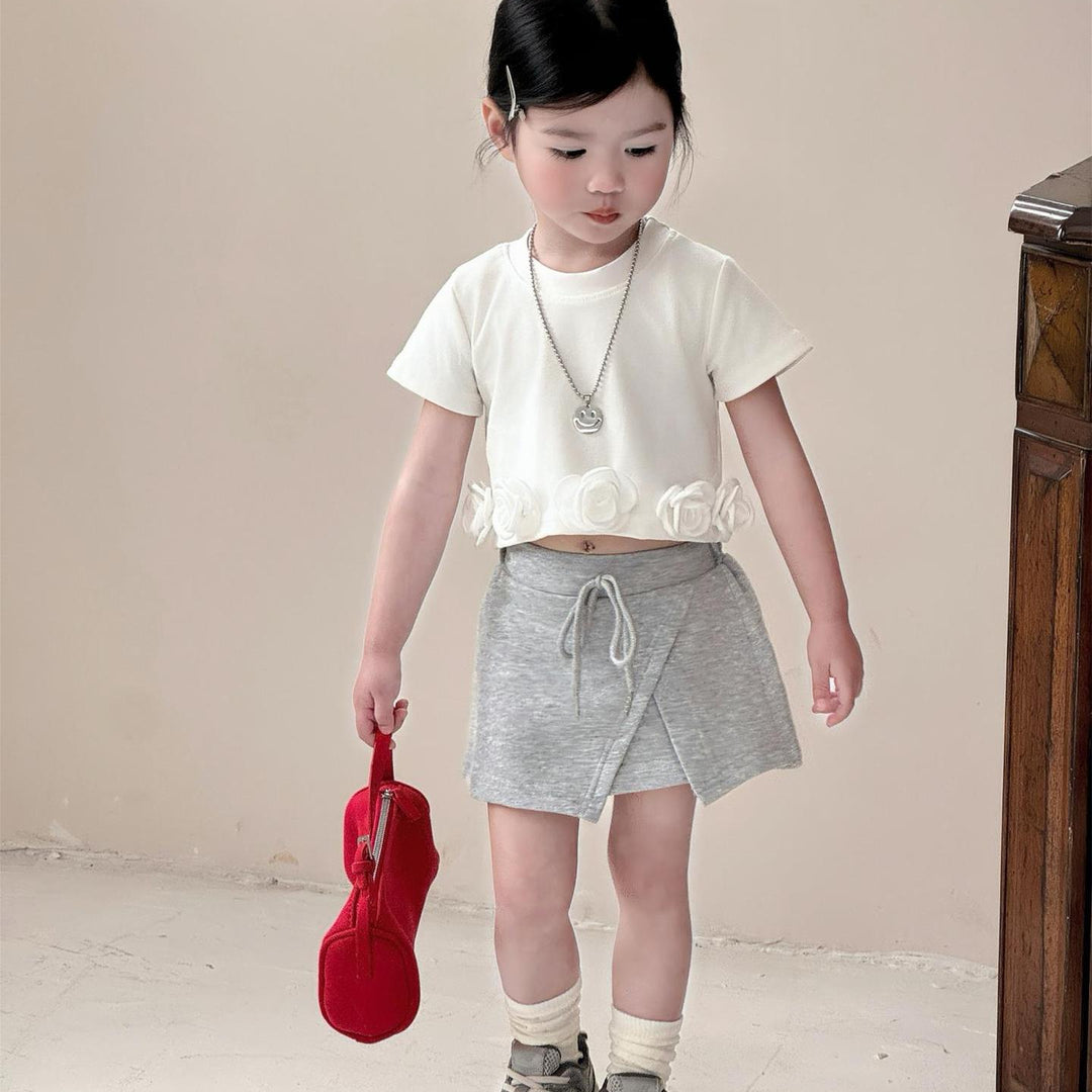 【90-140】ラップ風ミニスカート